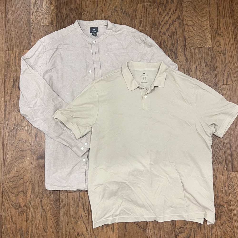 XL H&M Bundle (polo and button up)